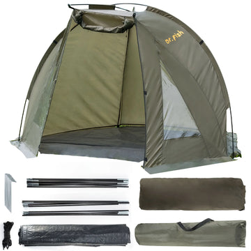 1-2 Person Shelter Tent Camping Tent Ultralight Waterproof for Hunting Adventure Travel Carp Fishing Bivvy