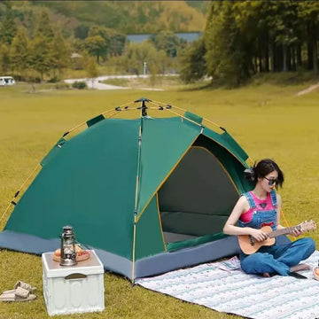 Camping Tent Outdoor Portable Tent Folding Waterproof Sunshine-proof Easy Setup Tent Self Driving Camping Beach Picnic Barbecue