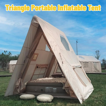 Inflatable Camping Tent - Easy Setup, All-Season Waterproof & Windproof Shelter, Portable Air Tent for Hiking, Fishing