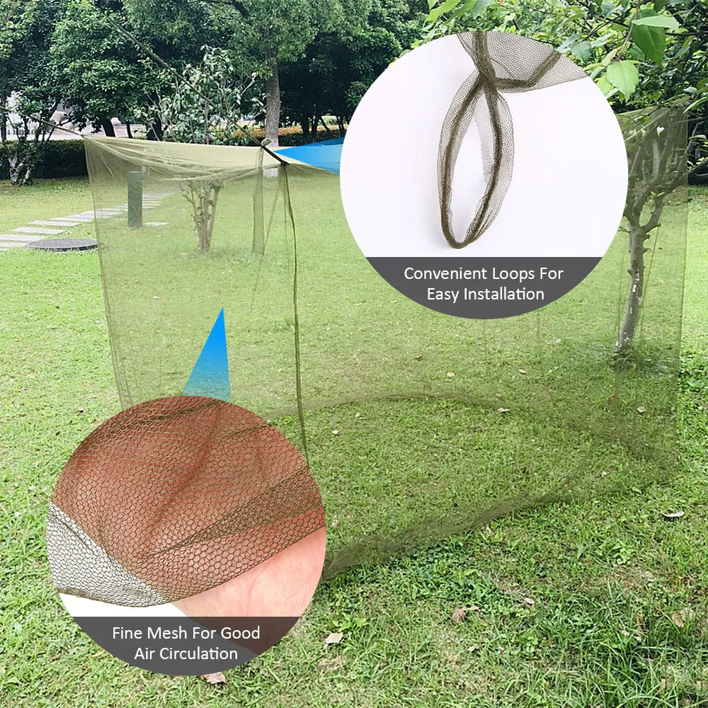 Portable Camping Tent Mosquito Net Square Shape Ultralight Summer Mesh Tent Beach Inner Mesh Tent Outdoor Camping Mesh Tent