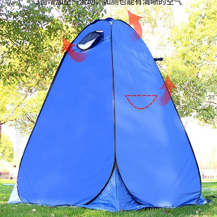 New outdoor bath tent portable camping toilet changing shower fishing windproof warm tent